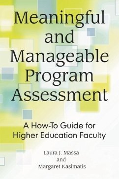 Cover Meaningful and Manageable Program Assessment (eBook, ePUB)