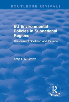 Cover EU Environmental Policies in Subnational Regions (eBook, ePUB)