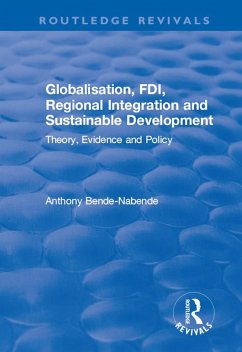 Cover Globalisation, FDI, Regional Integration and Sustainable Development (eBook, PDF)