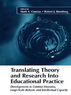 Translating Theory and Research Into Educational Practice (eBook, ePUB)
