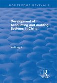 Development of Accounting and Auditing Systems in China (eBook, ePUB)