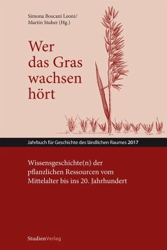 Wer das Gras wachsen hÃ¶rt: Wissensgeschichte(n) der pflanzlichen Ressourcen vom Mittelalter bis ins 20. Jahrhundert Simone Boscani Leoni Editor
