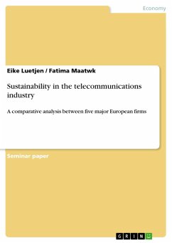 Cover Sustainability in the telecommunications industry (eBook, ePUB)