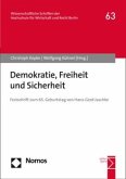 Demokratie, Freiheit und Sicherheit