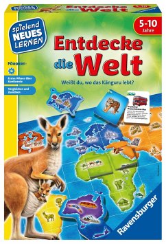 Ravensburger 24990 - Entdecke die Welt, Lernspiel, Zuordnungs und Legespiel