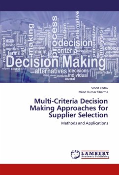Multi-Criteria Decision Making Approaches for Supplier Selection