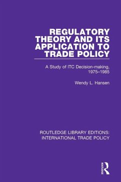 Cover Regulatory Theory and its Application to Trade Policy (eBook, ePUB)