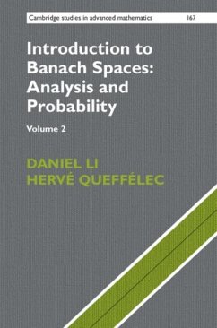 Introduction to Banach Spaces: Analysis and Probability: Volume 2 (eBook, PDF) - Li, Daniel