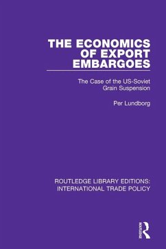 Cover The Economics of Export Embargoes (eBook, ePUB)
