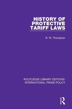 Cover History of Protective Tariff Laws (eBook, ePUB)