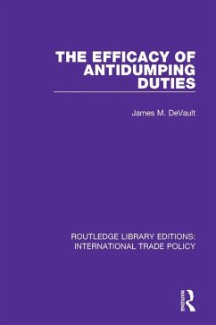 Cover The Efficacy of Antidumping Duties (eBook, ePUB)