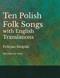 Cover The Ten Polish Folk Songs with English Translations - Sheet Music for Piano
