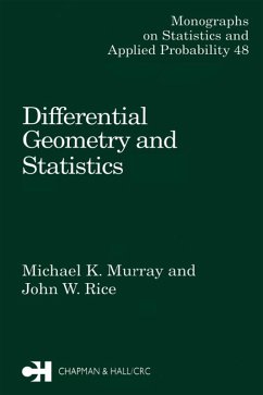 Differential Geometry and Statistics (eBook, PDF) - Murray, M. K.