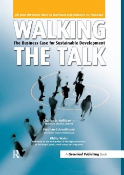 Walking the Talk (eBook, PDF) - Holliday, Jr; Schmidheiny, Stephan; Watts, Philip