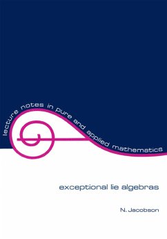 Exceptional Lie Algebras (eBook, ePUB) - Jacobson, N.