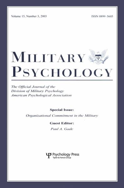 Organizational Commitment in the Military (eBook, ePUB)