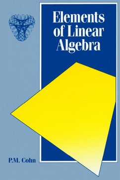 Cover Elements of Linear Algebra (eBook, PDF)