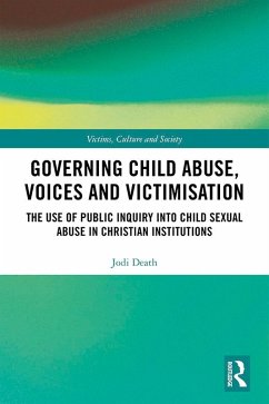 Cover Governing Child Abuse Voices and Victimisation (eBook, ePUB)