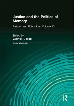 Justice and the Politics of Memory (eBook, PDF)