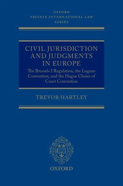 Cover Civil Jurisdiction and Judgments in Europe (eBook, ePUB)