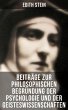Edith Stein: Beiträge zur... - Bild 1