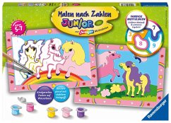 Ravensburger 27773 - Süße Ponys, Malen nach Zahlen Junior