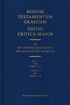 Novum Testamentum Graecum Editio Critica Maior, Part 1.1 Text (Hardcover)