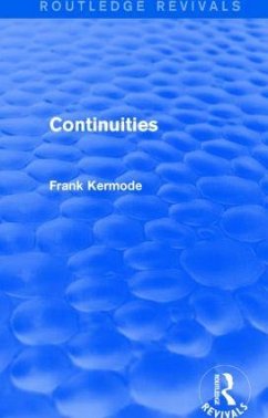 Continuities (Routledge Revivals) - Kermode, Frank