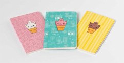 Kitty Cones Pocket Notebook Collection (Set of 3) - Cosentino, Ralph