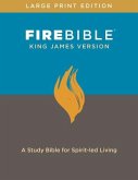 KJV Fire Bible, Large Print Edition (Red Letter, Hardcover)