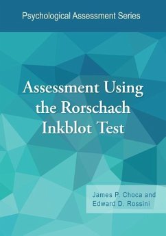 Assessment Using the Rorschach Inkblot Test - Choca, James P; Rossini, Edward D