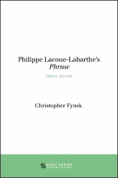 Philippe Lacoue-Labarthe's Phrase - Fynsk, Christopher