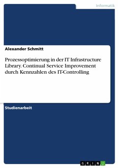 Prozessoptimierung in der IT Infrastructure Library. Continual Service Improvement durch Kennzahlen des IT-Controlling (eBook, PDF) - Schmitt, Alexander