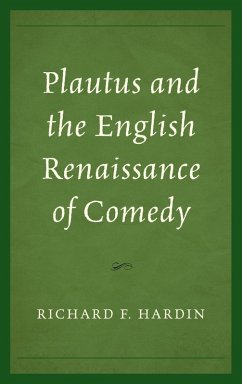 Cover Plautus and the English Renaissance of Comedy (eBook, ePUB)