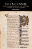Medieval Theory of Authorship (eBook, ePUB)