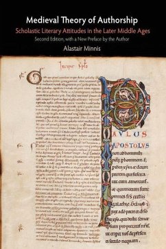 Medieval Theory of Authorship (eBook, ePUB) - Minnis, Alastair