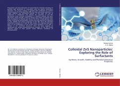 Colloidal ZnS Nanoparticles: Exploring the Role of Surfactants