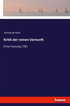 Kritik der reinen Vernunft - Kant, Immanuel