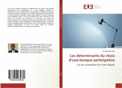 Les déterminants du choix d¿une banque participative - Said, Ait Bensalem