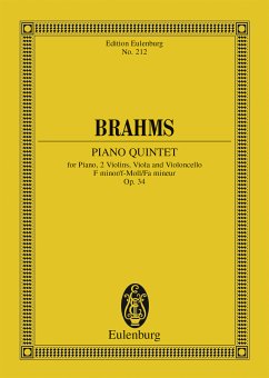 Piano Quintet F minor (eBook, PDF) - Brahms, Johannes