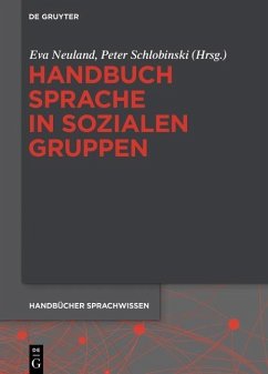 Handbuch Sprache in sozialen Gruppen (eBook, PDF)