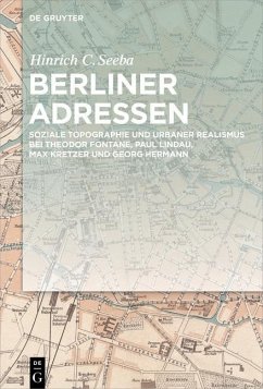 Berliner Adressen (eBook, PDF) - Seeba, Hinrich C.