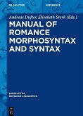 Manual of Romance Morphosyntax and Syntax (eBook, PDF)