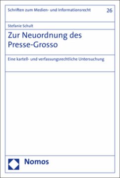 Cover Zur Neuordnung des Presse-Grosso