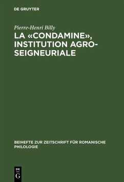 Cover La «condamine», institution agro-seigneuriale (eBook, PDF)