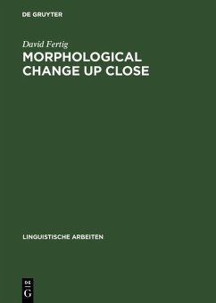 Morphological Change Up Close (eBook, PDF) - Fertig, David