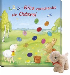 1, 2, 3 - Rica verschenkt ein Osterei, m. Stoffschaf - Wilhelm, Katharina