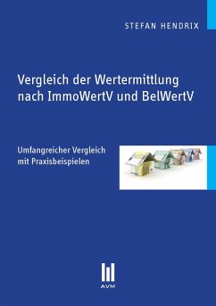 Cover Vergleich der Wertermittlung nach ImmoWertV und BelWertV (eBook, PDF)