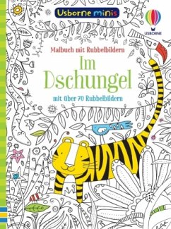 Usborne Minis - Malbuch: Im Dschungel - Smith, Sam