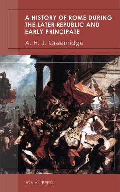 Cover A History of Rome During the Later Republic and Early Principate (eBook, ePUB)